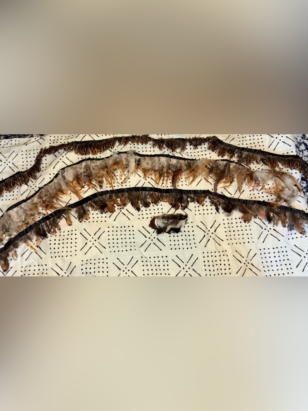 Feather Trim Fringe Pieces